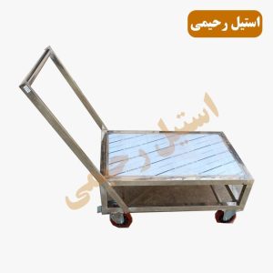 ترولی حمل دیگ استیل