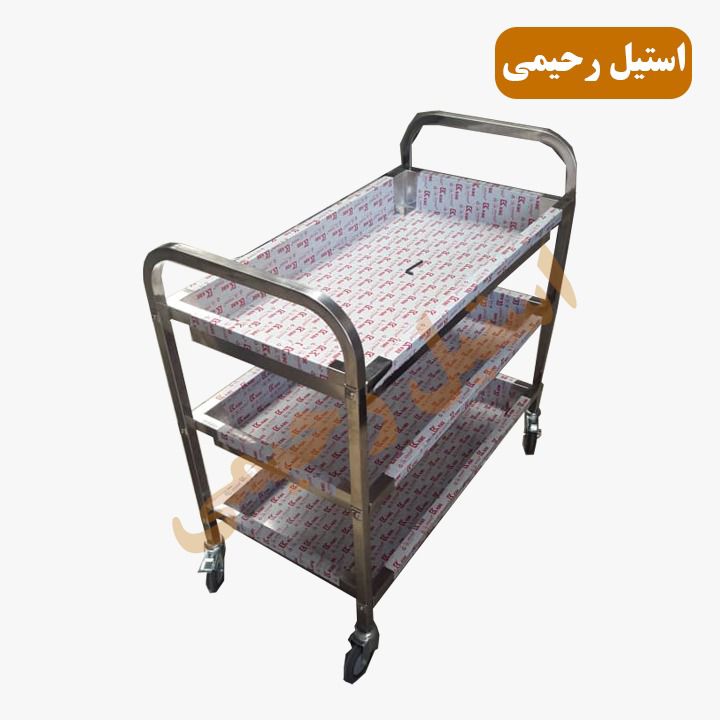 ترولی ظروف کثیف صنعتی